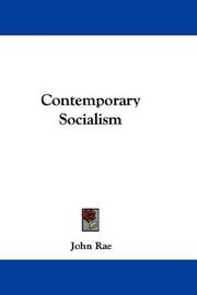 Cover of: Contemporary Socialism by John Rae