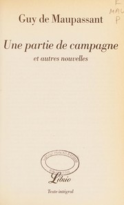 Cover of: Une partie de campagne
