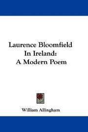 Cover of: Laurence Bloomfield In Ireland by William Allingham