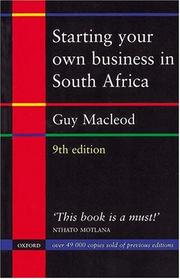 Cover of: Starting your own business in South Africa by Guy Macleod