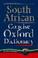Cover of: South African concise Oxford dictionary