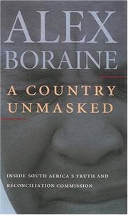 A country unmasked by Alex Boraine