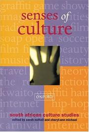 Cover of: Senses of culture by edited by Sarah Nuttall and Cheryl-Ann Michael.