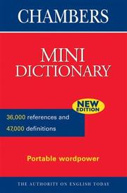 Cover of: Chambers Mini Dictionary (Chambers Compact Reference)