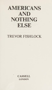 Cover of: Americans and nothing else