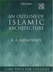 Cover of: An Outline of Islamic Architecture by R. A. Jairazbhoy