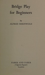 Cover of: Bridge Play for Beginners by Alfred Sheinwold