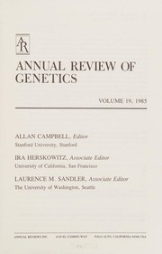 Cover of: Annual review of genetics.