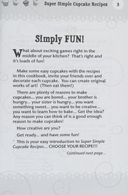 Cover of: Super simple cupcake recipes