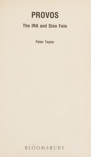 Cover of: Provos by Taylor, Peter