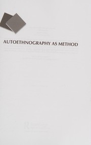 Cover of: Autoethnography as method