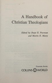 Cover of: A handbook of Christian theology: definition essays on concepts and movements of thought in contemporary Protestantism.