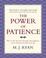 Cover of: The Power of Patience