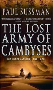 Lost Army of Cambyses by Paul Sussman       