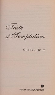 Cover of: Taste of temptation
