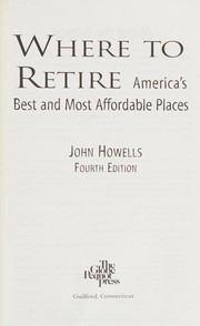 Cover of: Where to retire by Howells, John