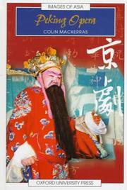 Cover of: Peking opera