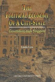 Cover of: The Political Economy of a City-State by Linda Low
