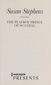 Cover of: Playboy Prince of Scandal by Susan Stephens