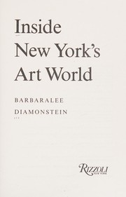 Cover of: Inside New York's art world by Barbaralee Diamonstein