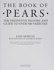 Book of Pears by Joan Morgan
