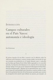 Autonomía e Ideología by Jon Kortazar