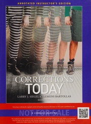 Cover of: Corrections Today by Larry J. Siegel, Clemens Bartollas
