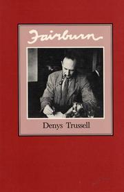 Cover of: Fairburn by Denys Trussell, Denys Trussell