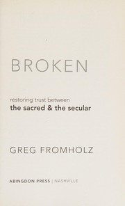 Cover of: Broken by Greg Fromholz