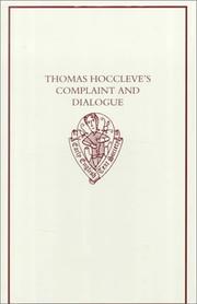 Cover of: Thomas Hoccleve's Complaint and Dialogue
