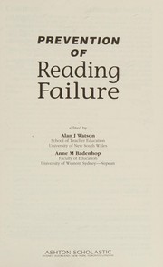 Cover of: Prevention of reading failure