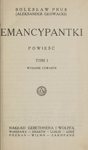 Cover of: Emancypantki: powieść