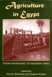 Cover of: Agriculture in Egypt from Pharaonic to Modern Times (Proceedings of the British Academy)