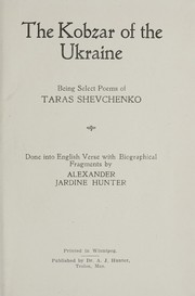 Cover of: The Kobzar of the Ukraine by Тарас Шевченко