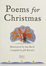 Cover of: Poems for Christmas by Ian Beck, Jill Bennett