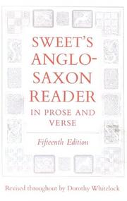 Cover of: Sweet's Anglo-Saxon reader in prose and verse. by Henry Sweet