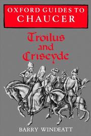 Cover of: Oxford Guides to Chaucer: Troilus and Criseyde (Oxford Guides to Chaucer)