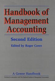 Cover of: Handbook of management accounting.