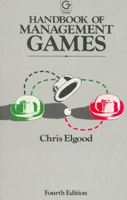 Handbook of management games by Chris Elgood