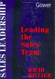 Cover of: Leading the sales team