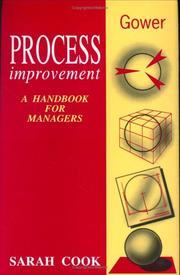 Cover of: Process Improvement | Sarah Cook