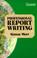 Cover of: Professional Report Writing