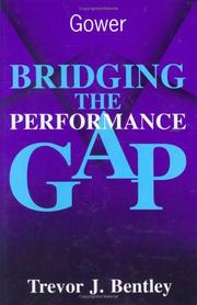 Cover of: Bridging the performance gap