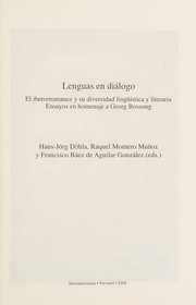 Lenguas en diálogo by Hans-Jörg Döhla, Raquel Montero-Muñoz, Francisco Báez de Aguilar González