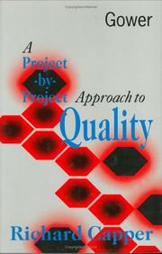 Cover of: A project-by-project approach to quality: a practical handbook for individuals, teams, and organizations