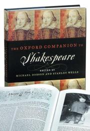 Cover of: The Oxford companion to Shakespeare