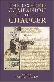 Cover of: The Oxford companion to Chaucer