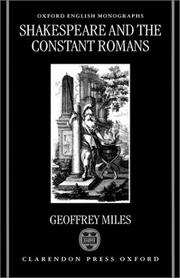 Cover of: Shakespeare and the constant Romans