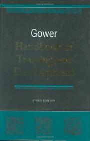 Cover of: Gower Handbook of Training and Development