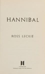 Cover of: Hannibal by Ross Leckie